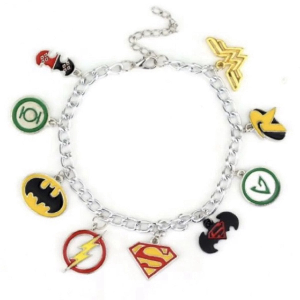 NWOT DC Justice League Charm Bracelet